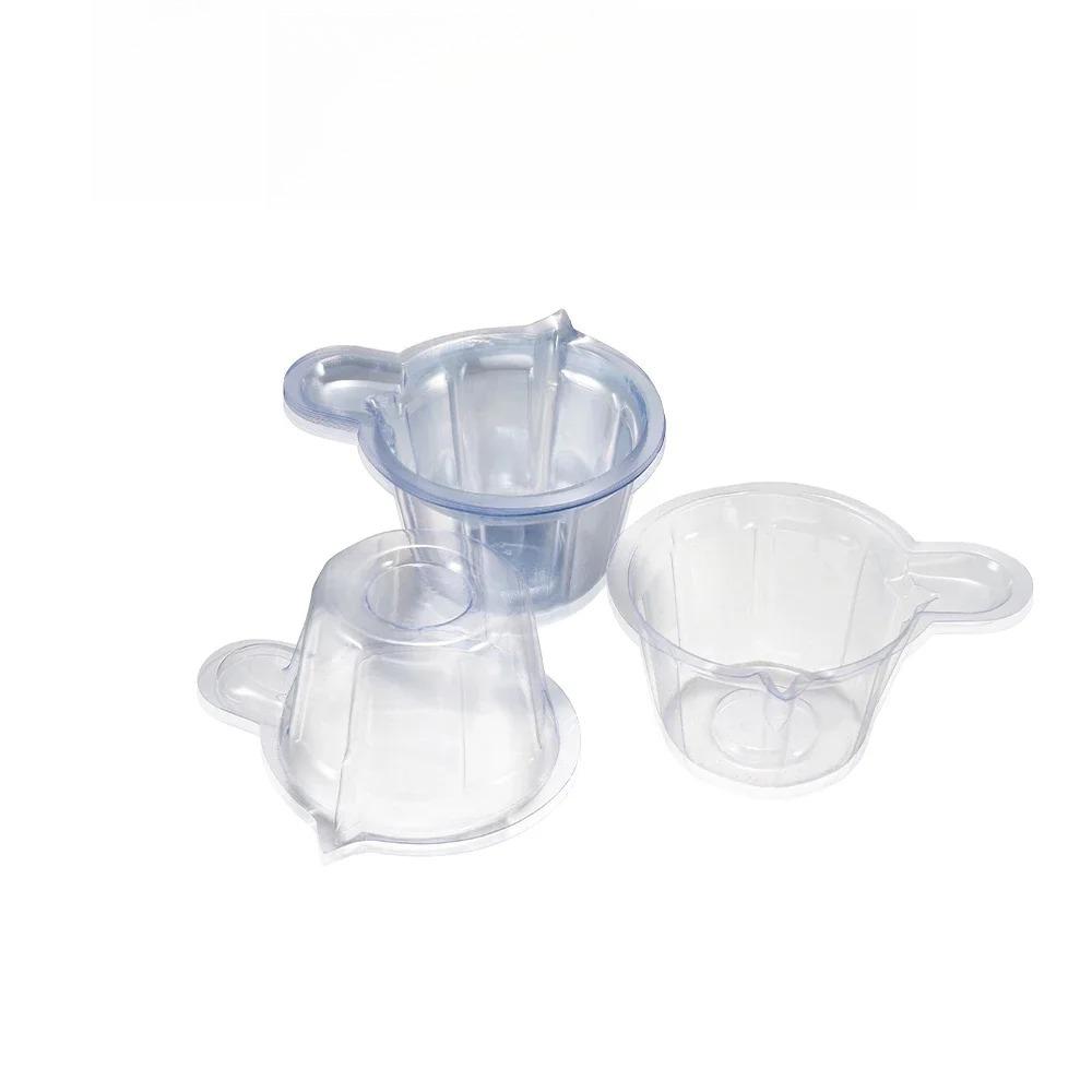 

DIY Epoxy Resin Crafts Silicone Resin Mold Tool Plastic Disposable Cups Dispenser for Jewelry Making 3.3x3.2cm