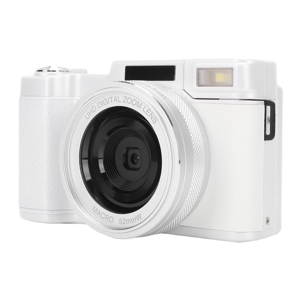 5K Digital Camera 64MP 18X Zooming 3 Inch Screen WiFi Beauty Camera with LED Fill Light for Selfies Travel