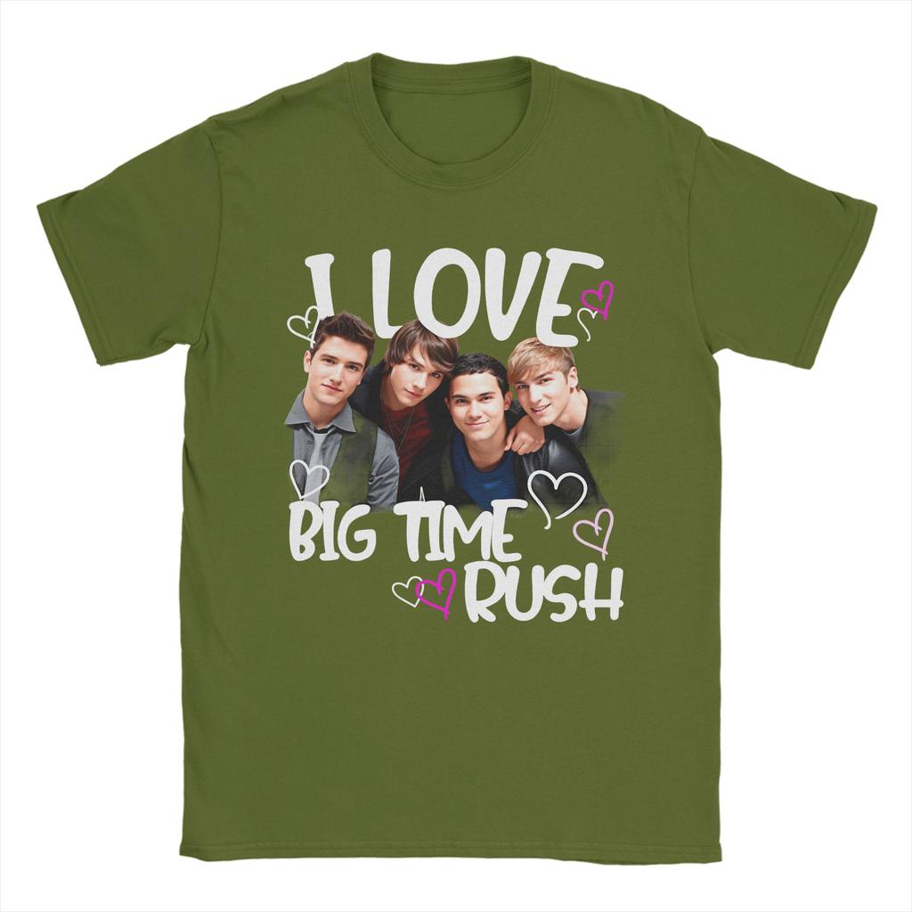 Big Time Rush Tour 2025 Nyinkomna T-shirts för Män Kvinnor Bomull T-shirt Kläder