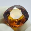Orange Sapphire Square Cushion Cut 13.30 Ct Natural Loose Gemstone CERTIFIED