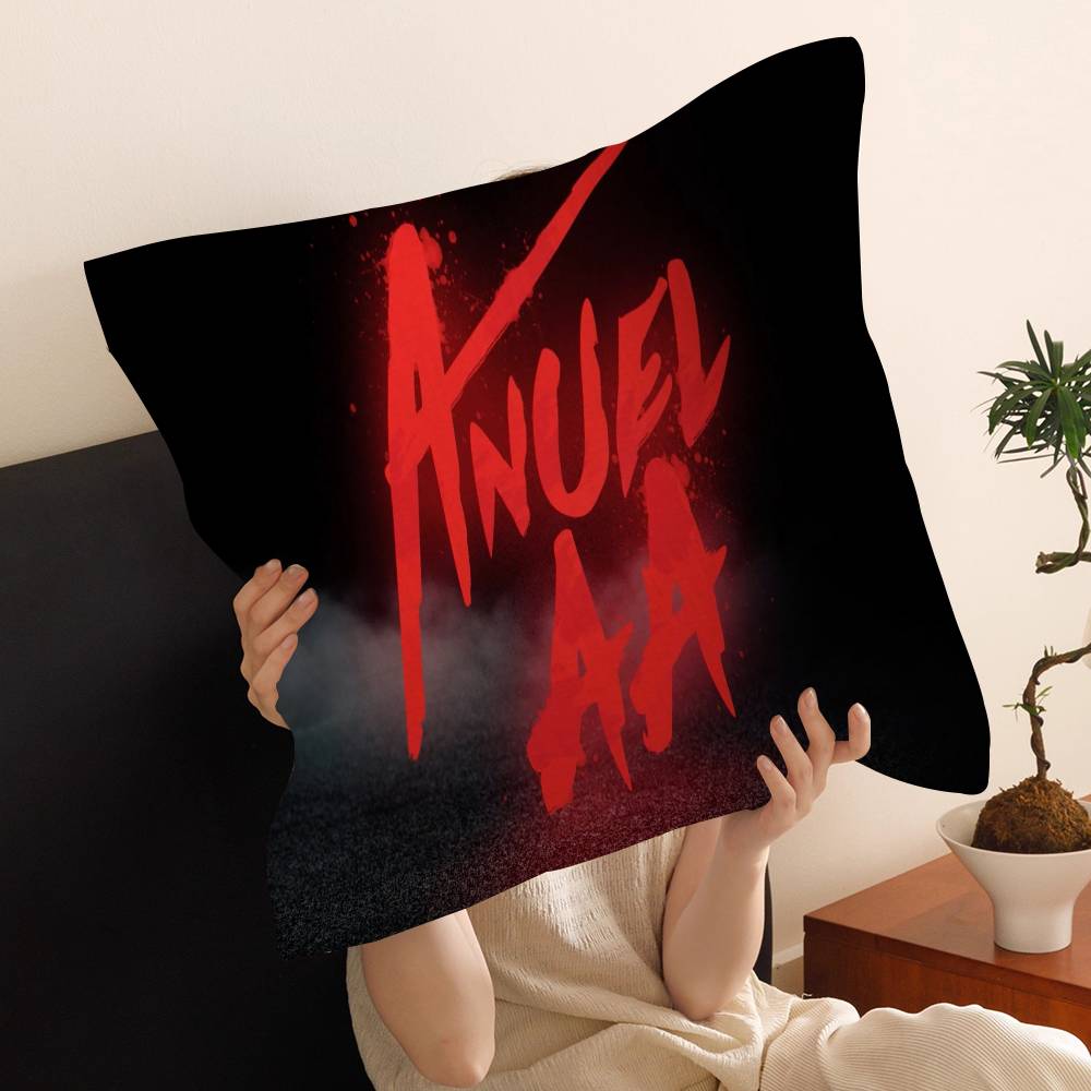 Rapper A-Anuel AA Cushion Cover Polyester Sofa Cushions Decorative Throw Pillows Home Decoration Pillowcover
