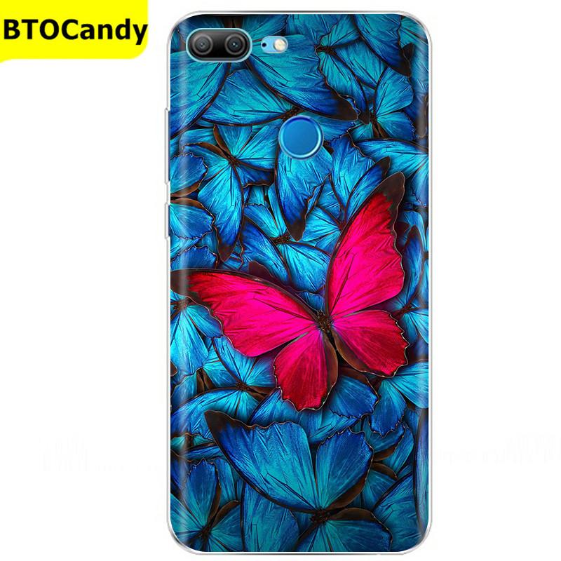 Etui For Honor 9 Lite Etui Kwiat Miękki Silikon Couqe Etui na Telefon Huawei Honor 9 Lite Etui Na Tył Honor9 9lite Coque Funda