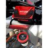 For Yamaha MT-09 MT 09 Mt09 FZ09 2014- (not for ) Motorcycle Parts Front and Rear Brake Fluid Tank Cap Reservoir