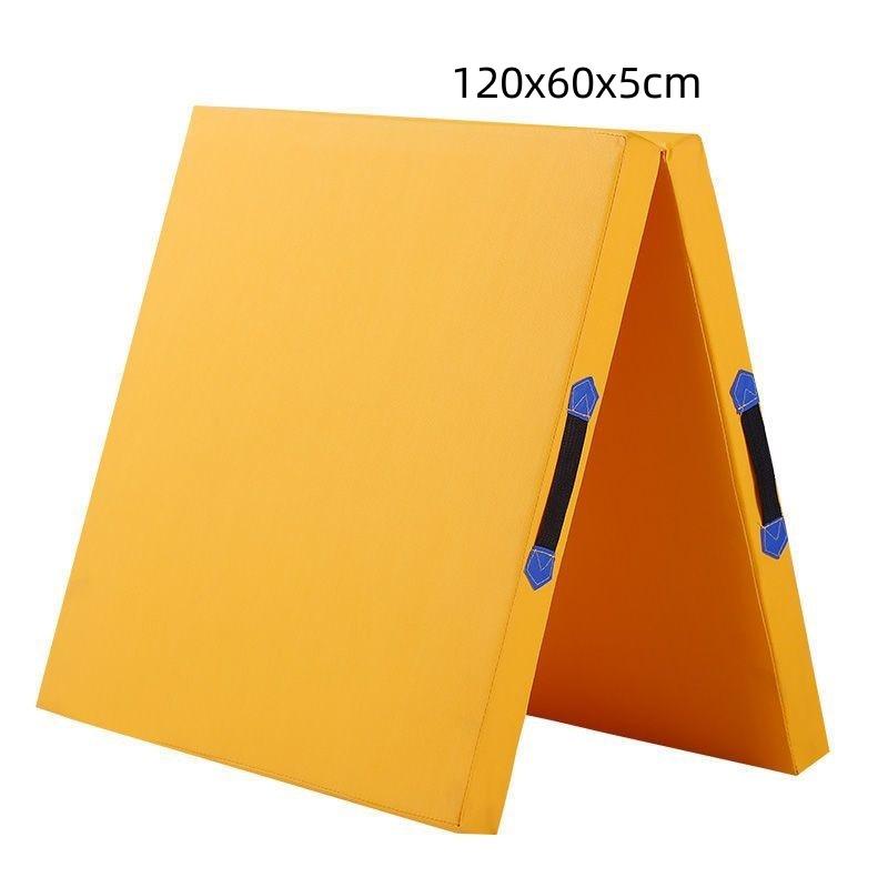 50MM Portable Anti Slip Foam Gymnastic Mat Leather Yoga Gymnastic Tumbling Mattress Gym Mat Foldable Exercise Mat
