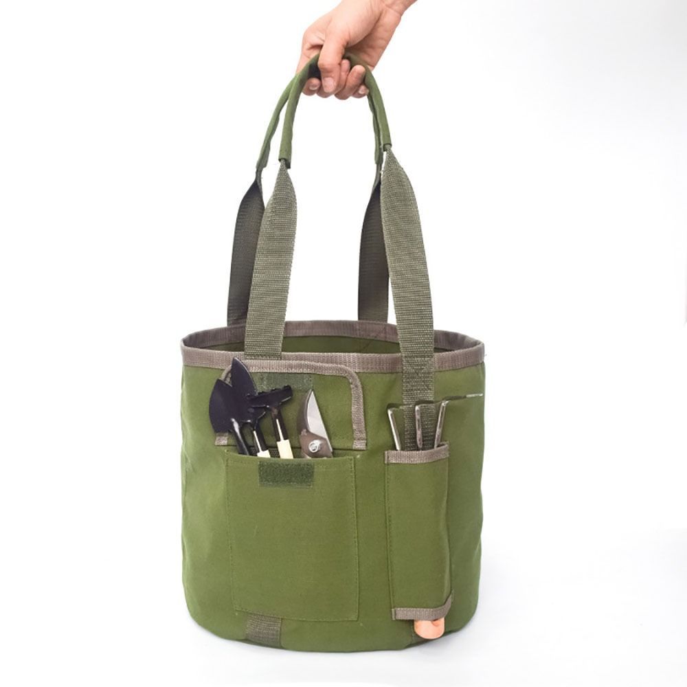 Satın alın Set Sturdy Canvas Garden Tools Bucket Garden Bags Tools