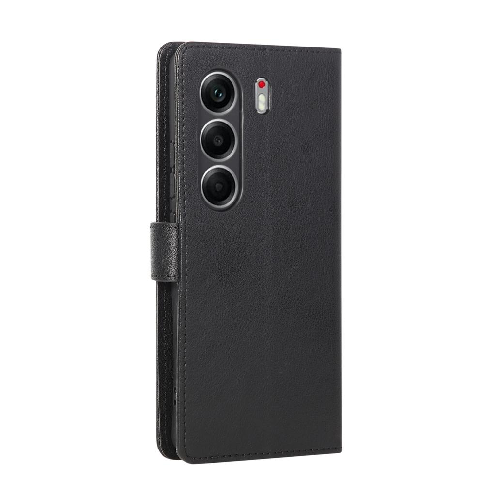 Für TECNO Camon 40 4G Hülle Brieftasche Ständer Ansicht PU Leder Handyhülle mit Handschlaufe