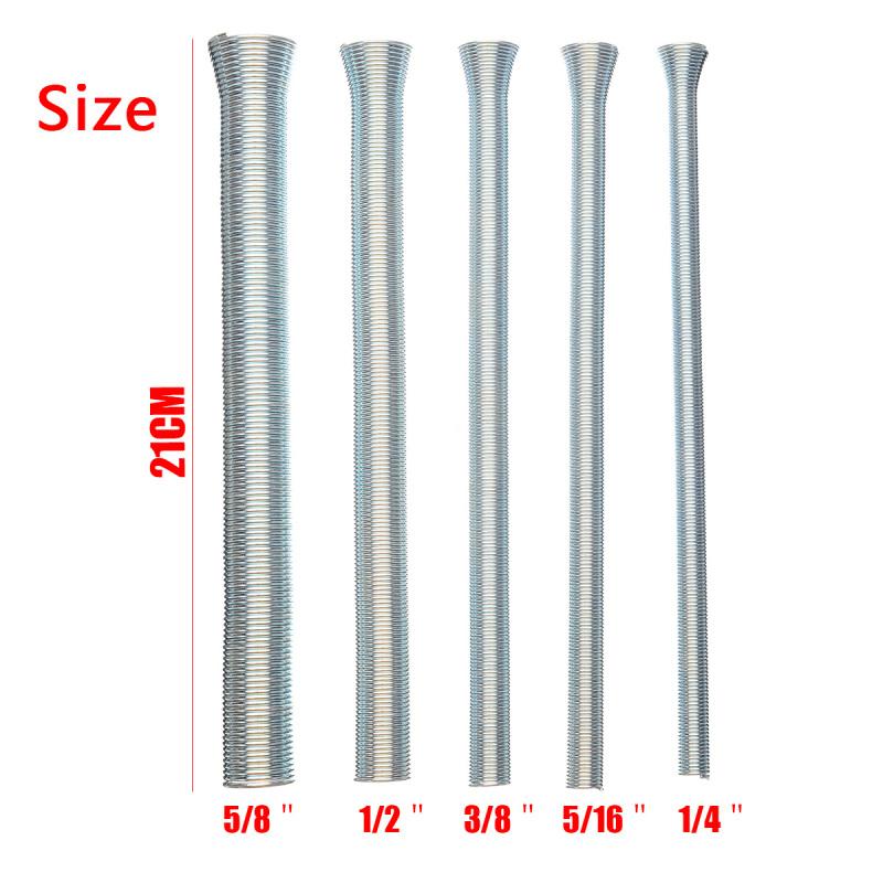 5pcs/set Spring Tube Bender High Elasticity Aluminium Pipe Bending Tools