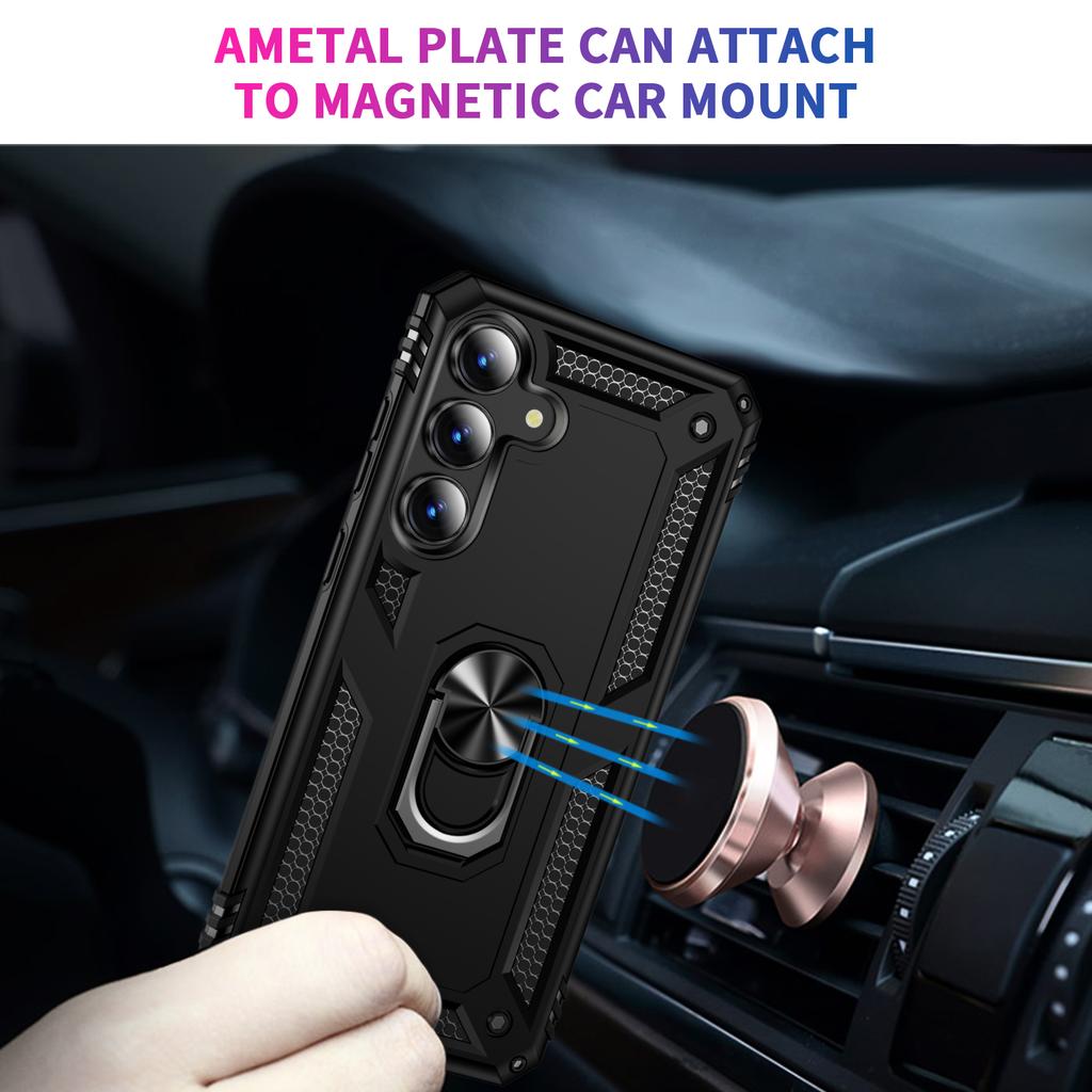 For Samsung Galaxy S25 FE Case PC+TPU Phone Cover with Kickstand