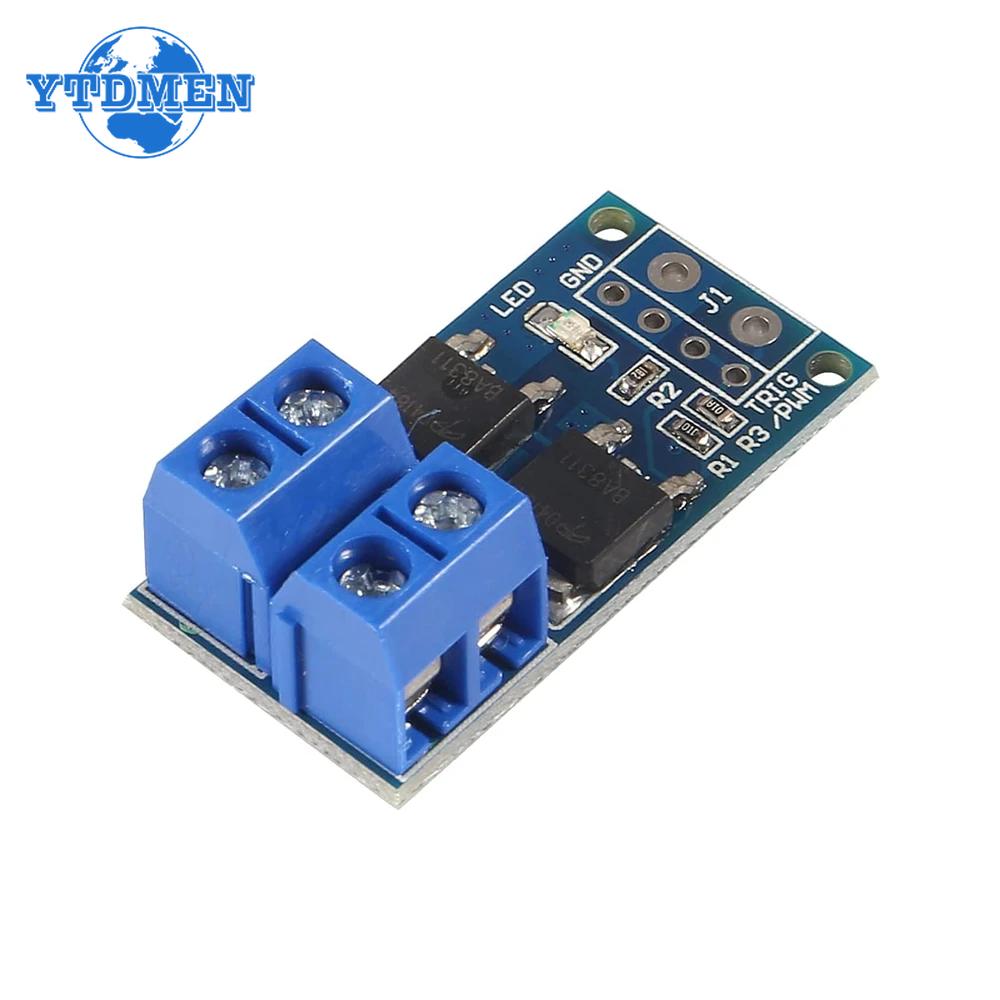 1-10pcs 15A 400W MOS FET Trigger Switch Drive Module PWM Regulator Control Panel DC 5V-36V for Arduino