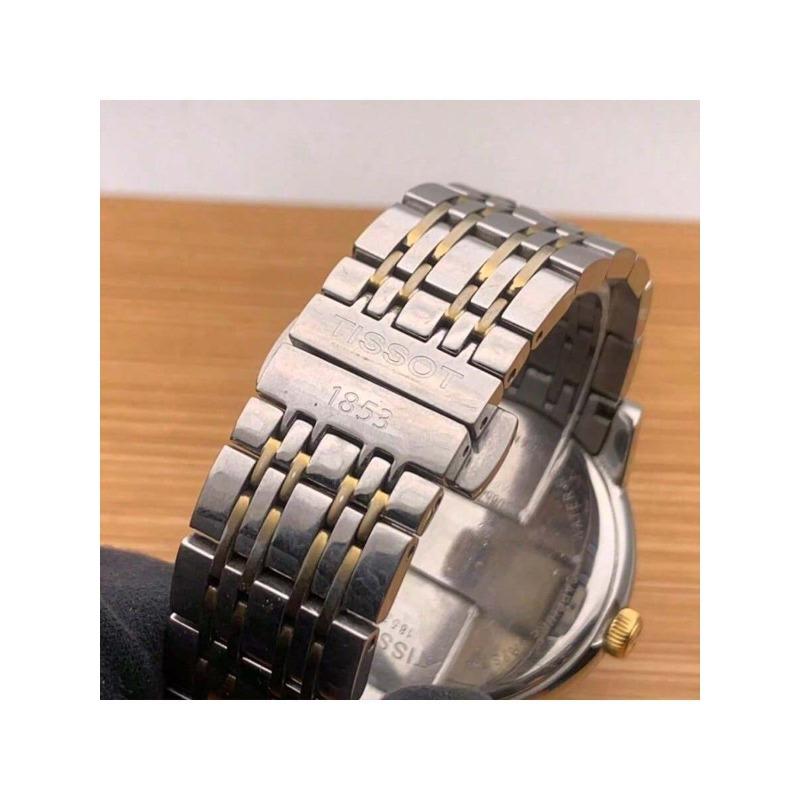 Tissot Carson, Quartz Movement, 30m Waterproof, Men's Swiss Watch, 40*39.2mm White Dial, Stainless Steel Case & Strap T085.410.22.011.00
