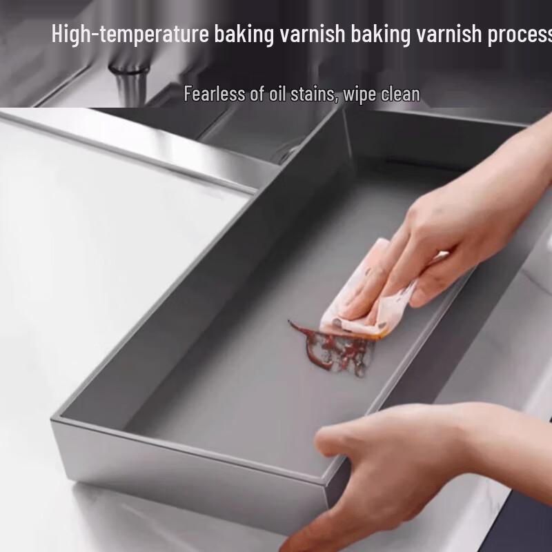 Multifunctional Double-Layer Kitchen Storage Rack