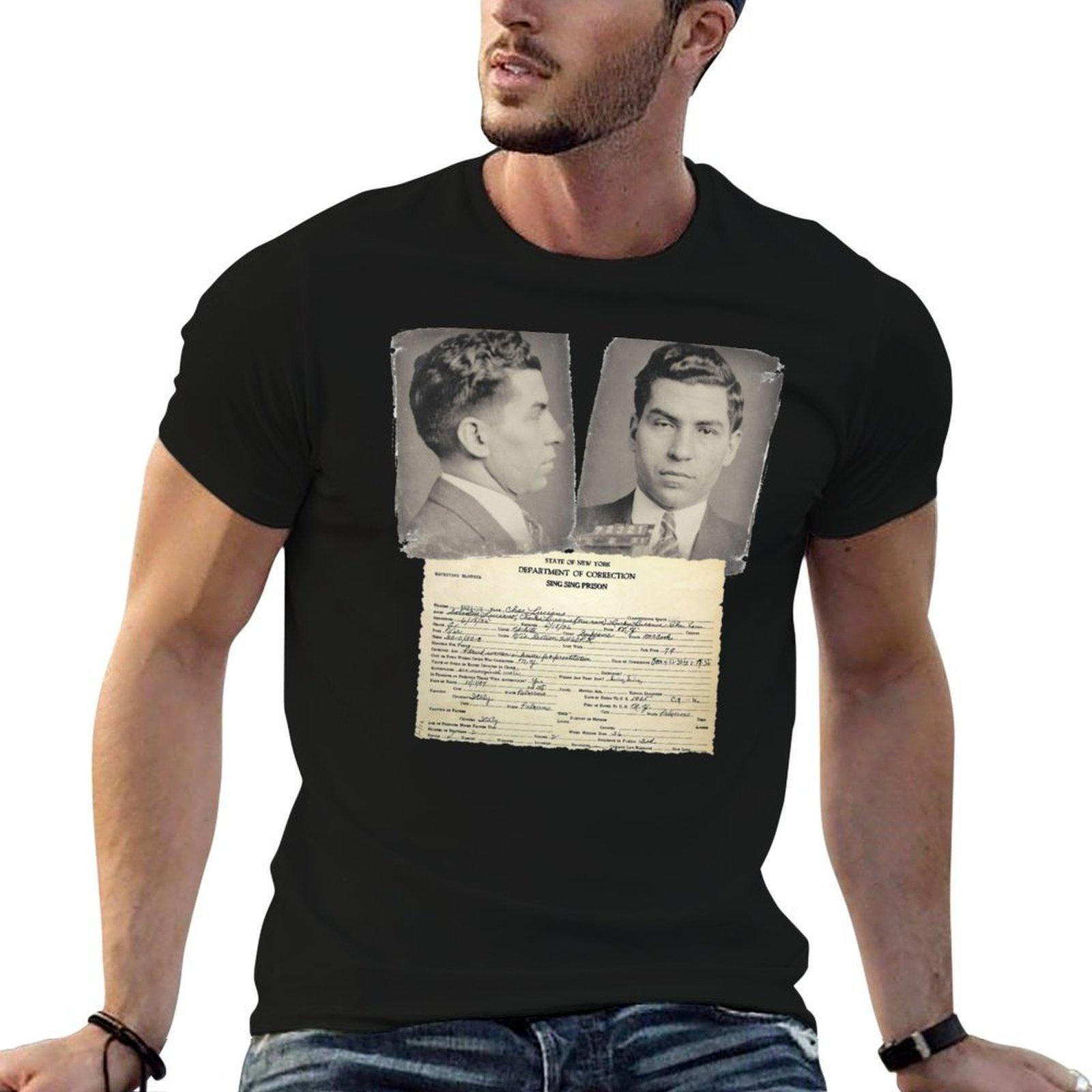 

Lucky Luciano Wrap Sheet TShirt T Shirt Custom Print T Shirts for Man Graphic Funny TShirt S разноцветный