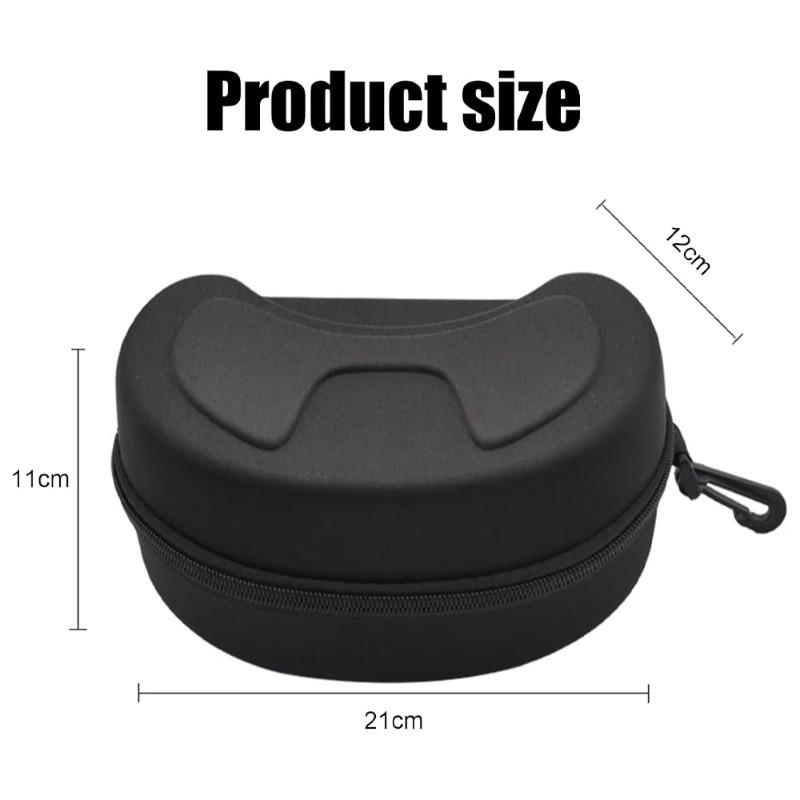 Hard EVA Ski Goggle Case Portable Protective Storage Box Waterproof Shockproof Shell for Snowboard Eyewear Travel Carrying Case