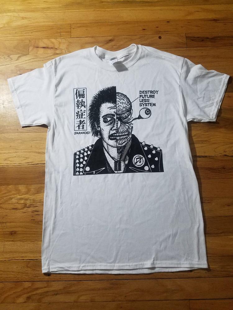

Paranoid Shirt paranoid, paranoid shirt, dbeat punk, dbeat, crust UNISEX SHIRT 4XL