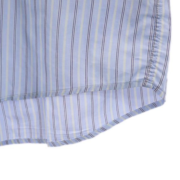 KENZO HOMME Striped Pattern Long Sleeve Shirt 3 Blue Men's Used