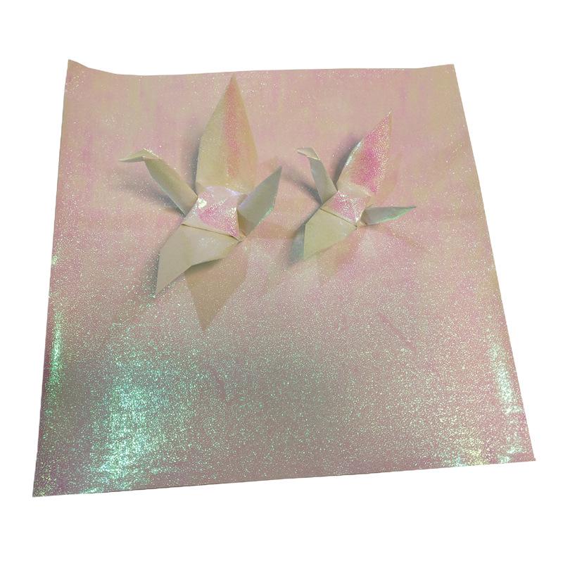 100PCS 7cm Pearl White Origami Square Paper Single Sided Craft DIY Colorful Scrapbooking