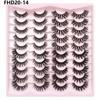 20 Pairs Faux Mink Lashes 3D Fluffy Natural Lashes Makeup False Eyelashes  Russian Strip Lashes Eyelash Extension