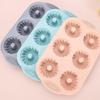 6-Cavity Silicone Cake Mold Non-stick Food Grade Easy Release DIY Round Cookies Donut Pudding Chocolate Fondant Jelly Baking Mold