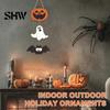 Funny Cartoon Party Wall Decorations Halloween Wooden Hanging Ornament, Jack-o'-Lantern Ghost Bat 3-Tier String Door Hanger, Cute Spooky Festival