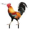 Arte da Giardino Realistico Palo Animale in Acrilico, Pollo Oca Uccello Piatto 2D Palo da Giardino Resistente alle Intemperie Segno Coniglio per Sentiero, Patio, Prato Esterno
