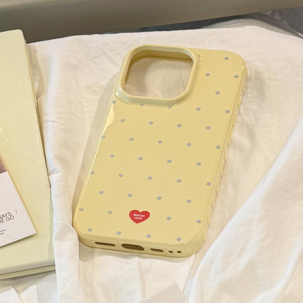 Suitable for Apple IPhone 16, IPhone 17, Color Blocking, Minimalist Polka Dot, IPhone 15 Pro Max, IPhone 14 Full Coverage, and IPhone 13 Fresh Style
