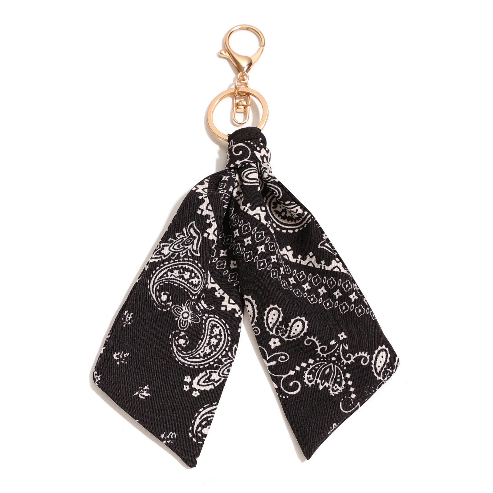 Cross-border Fabric Pendant Bag or Car Ornament Keychain чёрный