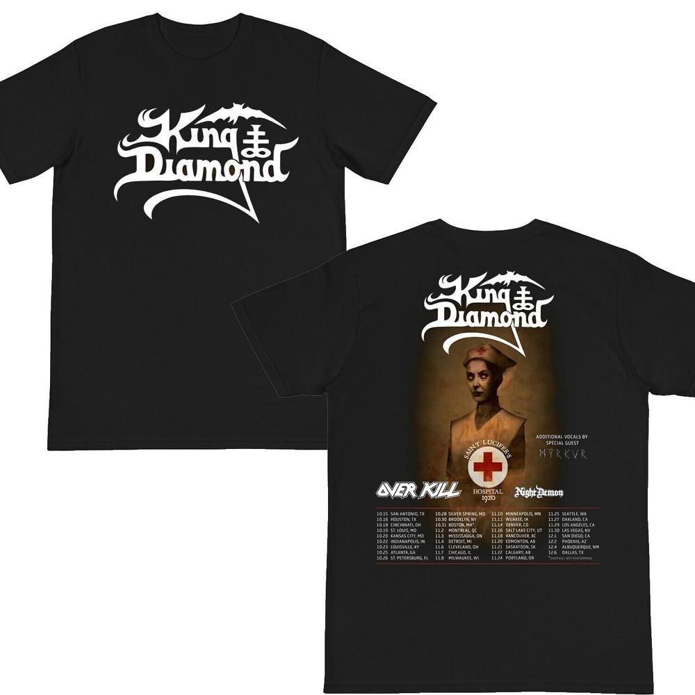 King Diamond Tour Unisex Cotton Classic T-shirt All Sizes US1224 Unisex T-Shirt XXXL