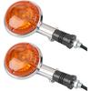 Turn Signal Indicator Light Blinker Amber lenses Fits For Yamaha Road Star Royal Star V Star 250 650 1100 Virago 250 500 535 550 700 750 920 1000