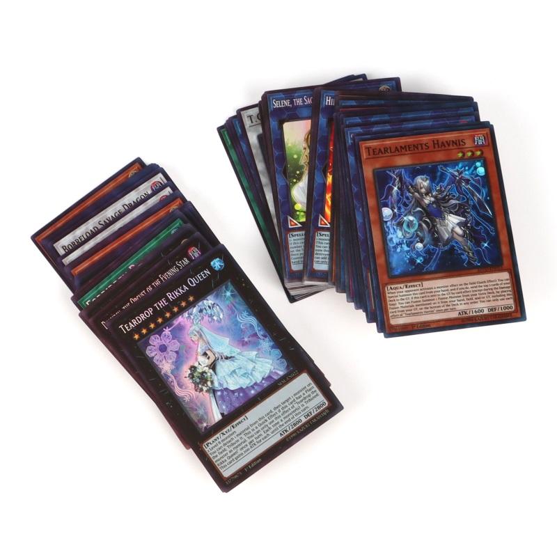 100 peças cartão yugioh holográfico sem repetição em inglês yu gi oh mestre duelo baralho competitivo jogo de cartas de negociação coleção brilhante