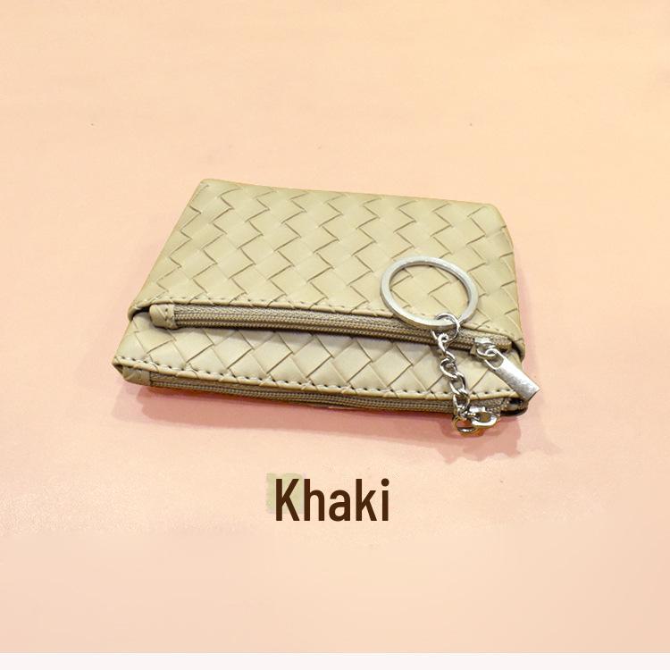 Woven Pattern Women's Mini Coin and Card Purse