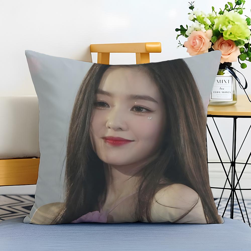 Идол Элегантный B-Bae Joo-Hyun Наволочка-подушка Стирка Лен Наволочка Мягкая Для Дивана Кровати Уютная Домашняя Комната Декор Peach skin 18*18(CM)-1Pcs
