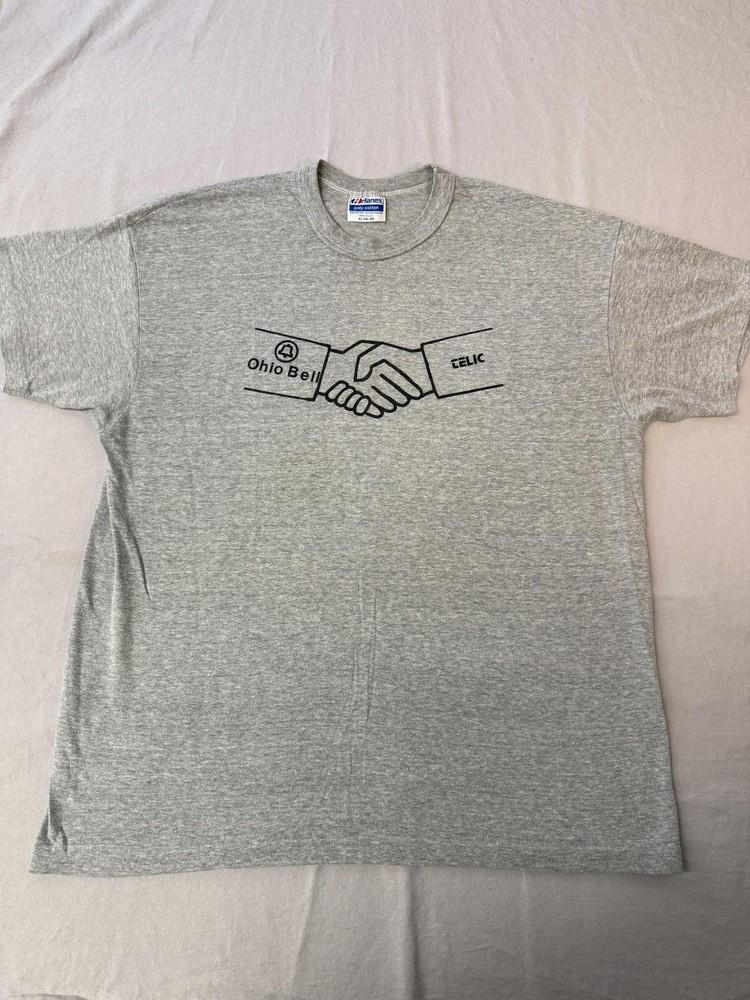 VTG Ohio Bell T-shirt Celic Handshake Crossword on Back XL Unisex T-Shirt XL