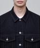 Musinsa Standard Relaxed Denim Trucker Jacket [Deep Indigo]