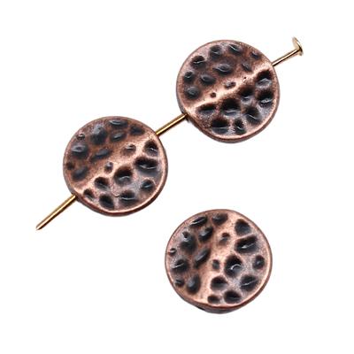 10pcs Bead Beads Antique Copper Color Zinc Alloy 11X11mm