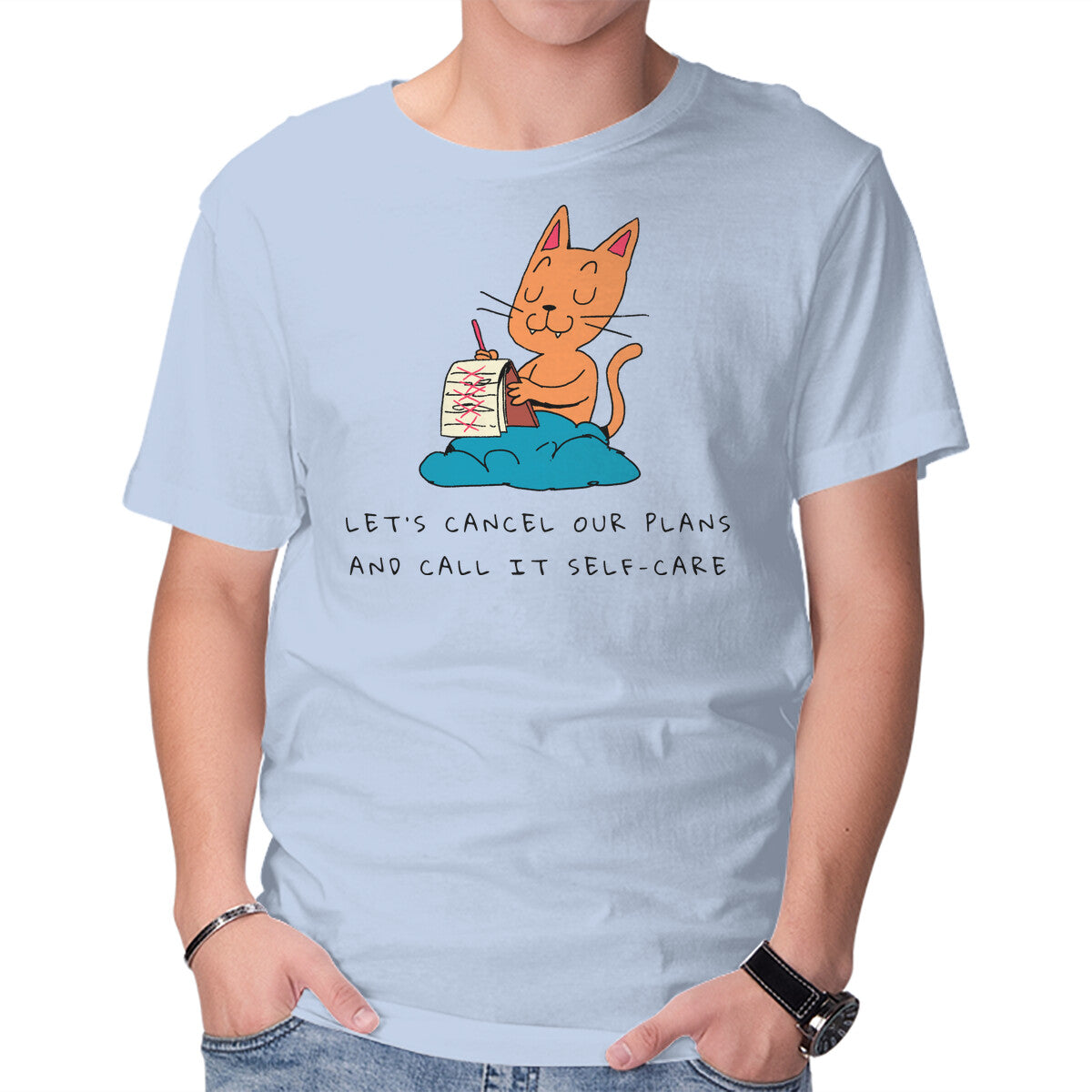 Unisex Crew Neck T-Shirt Let s Cancel Our Plans Graphic Short Sleeve Casual Tee XXL