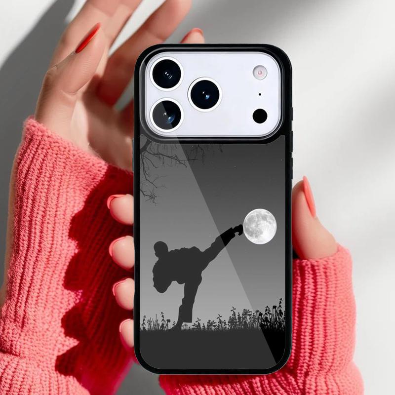 kung fu taekwondo karate on sunset Phone Case for iPhone 17 16 15 14 13 Pro Max Back Cover for 12 11 Pro Coque