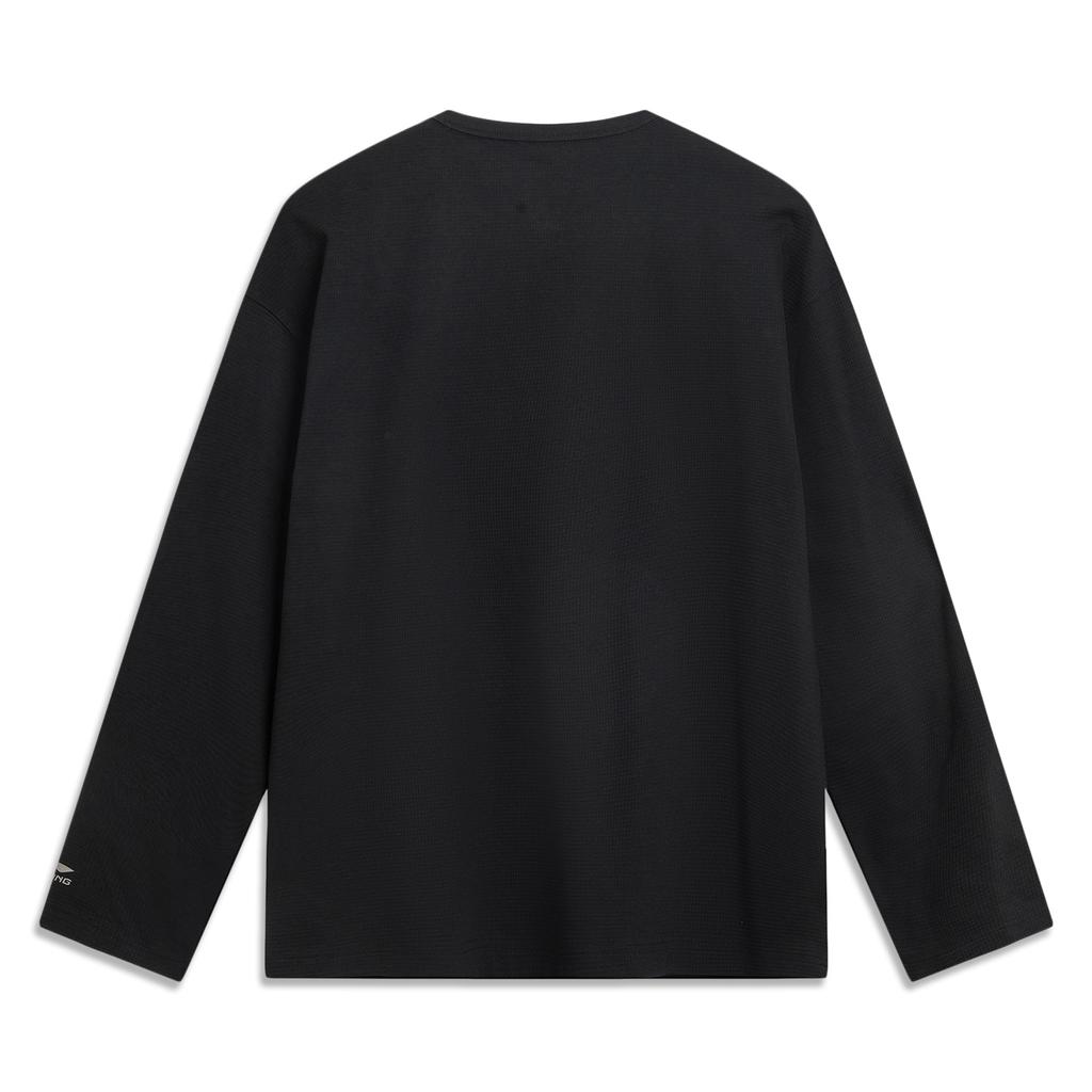 Li Ning Sports Lifestyle Series Loose Fit Round Neck Logo T-Shirt Unisex Tops ATLV267-4