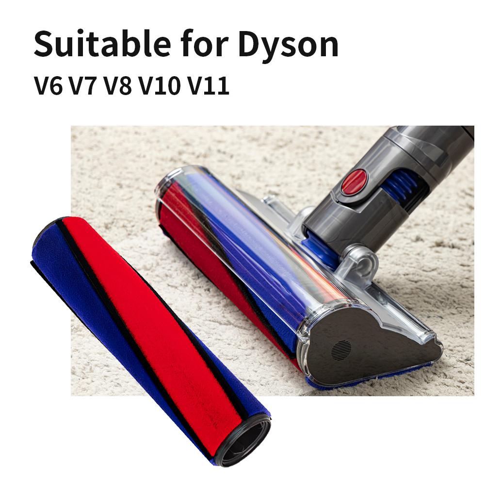 Weiche Walzenbürste für Dyson V6 V7 V8 V10 V11 Staubsauger, Staubsaugerkopf-Bürstenwalze mit hoher Saugkraft, Teilenummer 966488-01