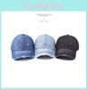 Design Damaged Fashionable Neutral Sunshade Denim Baseball Hat For Outdoor