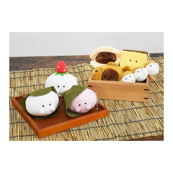 Ippinsha Mochitto Wagashi-san Ball Chain Mascot Taiyaki Gift 48057