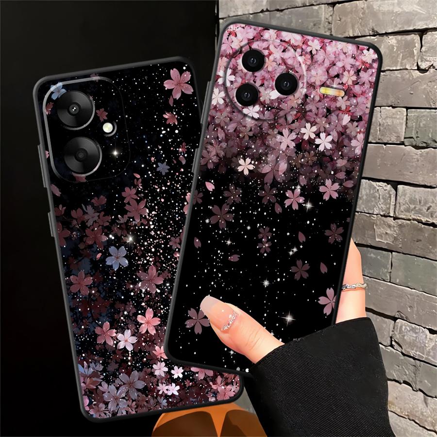Funda Phone Cover Case for Xiaomi Mi 10T 11T 14 12X 13 Lite 12 12T Pro 11 Shining Flowers