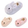 Kinder warme rutschfeste Cartoon Fluffys Kaninchen Baumwolle Hausschuhe Kinder Hausschuhe