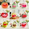 Mouth Big Funny Fruit Plush Toy Peach Strawberry Doll Kids Gift Decoration Home