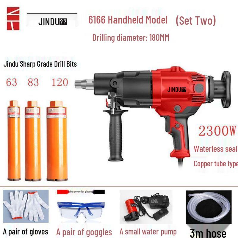 High-Power Handheld and Desktop Diamond Core Drill for Concrete Engineering
