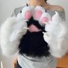 Moufles Épaisses Griffe de Chat Sifflantes Gant Cosplay Nouveau Gant Poilu Accessoires