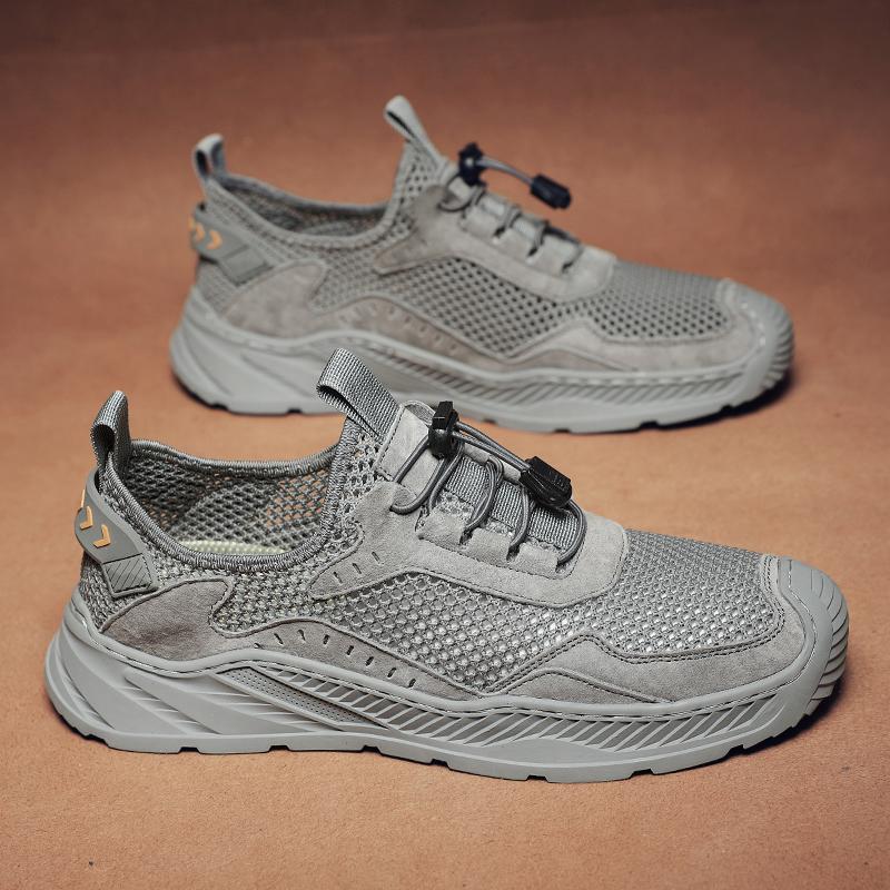 

Мужские дышащие туфли на плоской подошве, осенние мягкие универсальные мокасины, ленивые туфли, легкие, дешевые, сетчатые, повседневные туфли, мужские кроссовки, теннисные туфли для мужчин 44 серый