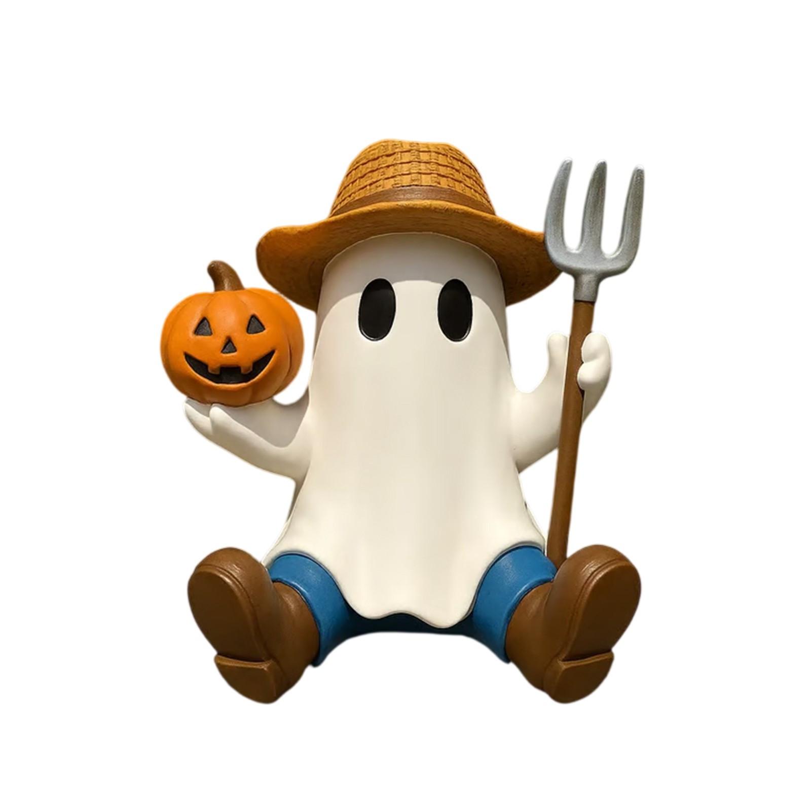 

Праздничный декор Сцена из тыквы Кушоу Оформление Домашнее украшение со светодиодной лентой (Без батареи) One Size