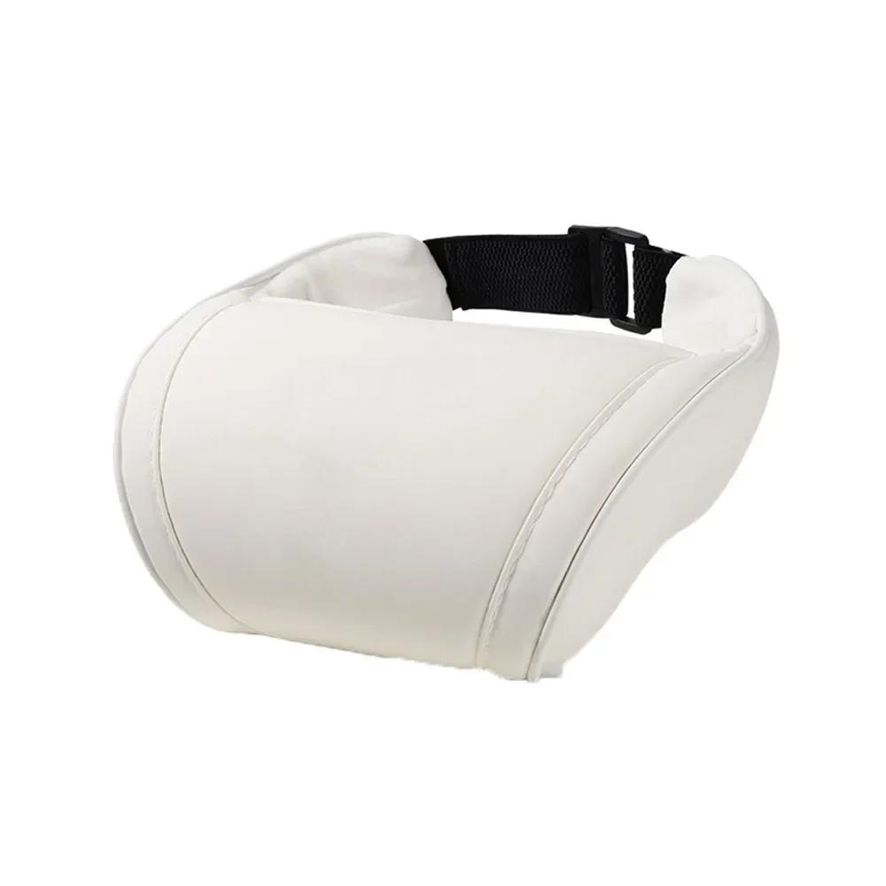 Neck Pillow for Tesla Model 3 S X Y 3+ Soft Comfortable Cushion Leather Neck Support Car Seat Headrest Car Interior Accessories