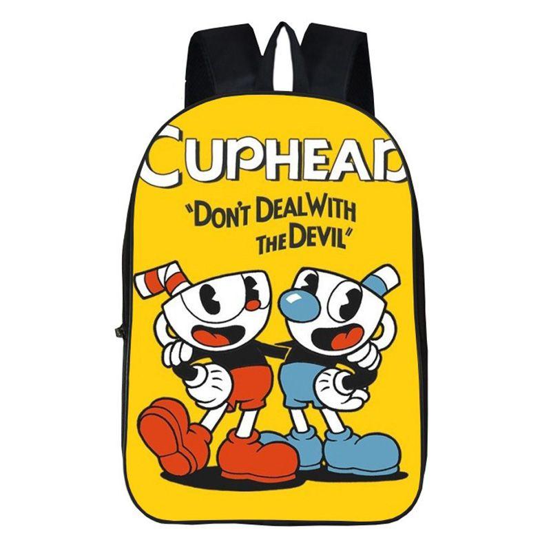 Stylish Anime 3d Print Backpack With Soft Handle For Boys And Girls