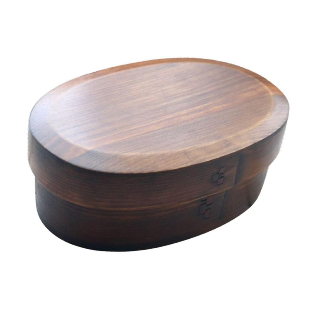 Wooden Lunch 17cm x 11cm x Suri Lacquer Current Model j-kitchens Humidity-Regulating Box, 6.5cm, 500ml, Finish,